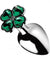 Lucky Clover Gem Anal Plug - Small BTYS-AG185-SML