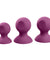 Cloud 9 Health and Wellness Nipple and Clitoral Massager Suction Set - Purple WTC917
