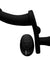 Double Take Black 10x Vibrating Double Penetration Adjustable Strap-On SU-AF864-BLK