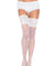 Stay Up Sheer Thigh Highs - One Size - White LA-9750WHT