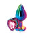 Rear Assets - Multicolor Heart - Medium - Pink NSN0962-24