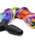 Rainbow Pony Tail Vibrating Anal Plug TZ-AG186