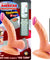 All American Mini Whoppers Vibrating 5-Inch Curved Dong With Balls-Flesh NW2393-1