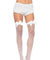 Sheer Thigh Highs - One Size - White LA-1911WHT