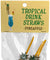Tropical Drinking Straws - Pineapple - 3 Pack KG-NVD96