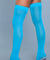 Opaque Nylon Thigh Highs - Turquoise - One Size BW-1932TUR