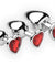 Chrome Hearts 3 Piece Anal Plugs With Gem Accents FR-AF430