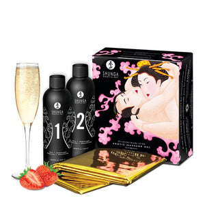 Oriental Body - to - Body - Massage Gel -  Champagne & Strawberries SHU7700