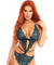 Scalloped Lace Teddy - Teal - M/l LA-86114TLML