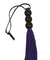 Sex and Mischief Rubber Whip Small 10 Inch - Purple SS800-02