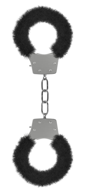Pleasure Furry Handcuffs - Black OU-OU004BLK