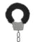 Pleasure Furry Handcuffs - Black OU-OU004BLK