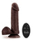 Dr. Skin- 8 Inch 10 Function Wireless Remote Dildo - Chocolate BL-65606