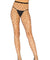 Crystalized Fence Net Tights - One Size - Black LA-9028