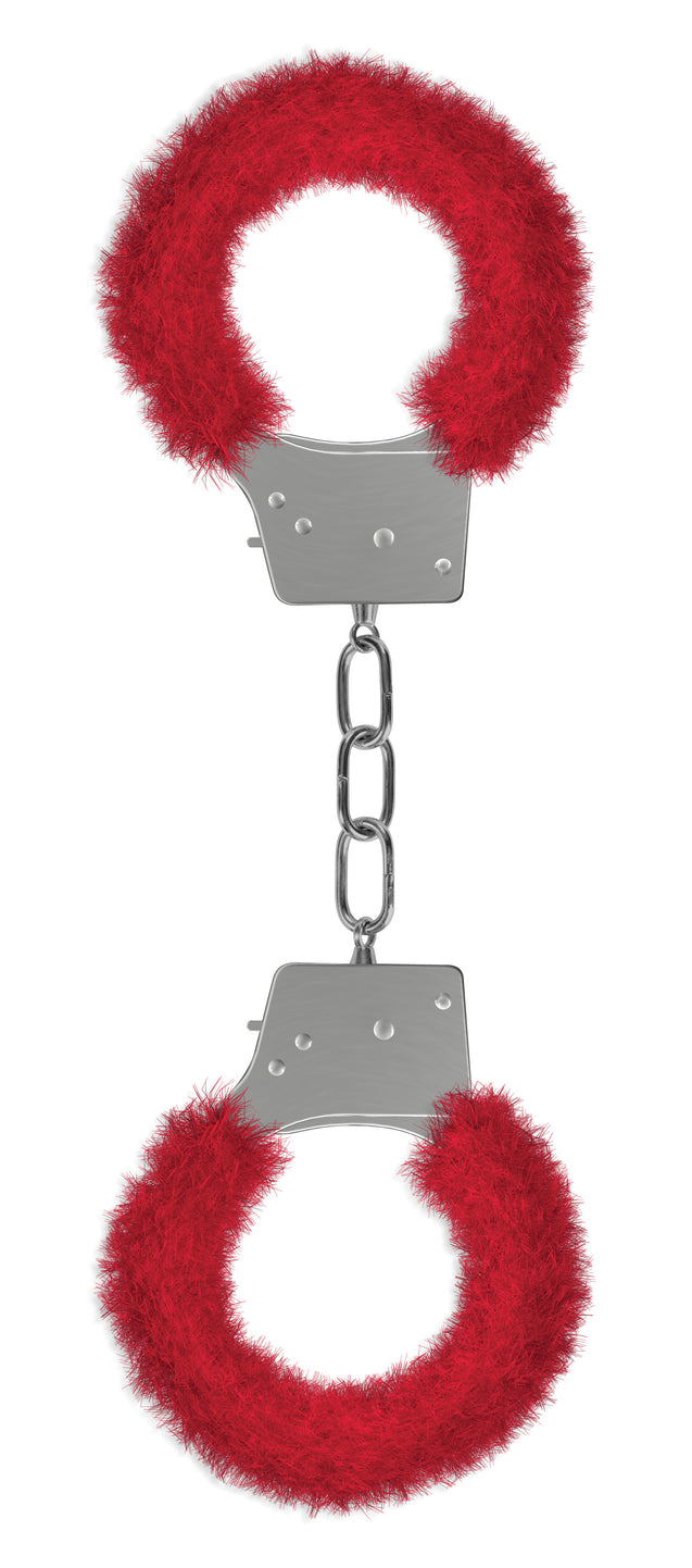 Beginner's Furry Handcuffs - Red OU-OU002RED