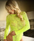 Electric Love Lace Bodysuit  - Neon Yellow - One  Size FL-V731NYW-OS