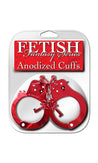 Fetish Fantasy Anodized Cuffs - Red PD3816-15