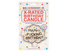 X-Rated Birthday Candle CP-549