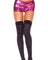 Opaque Thigh Hi - One Size - Black ML-4745-BLK