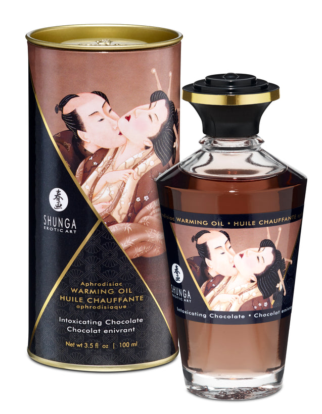 Aphrodisiac Warming Oil - Intoxicating Chocolate SHU2209