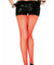 Backseam Fishnet Pantyhose - One Size - Red ML-920-RED