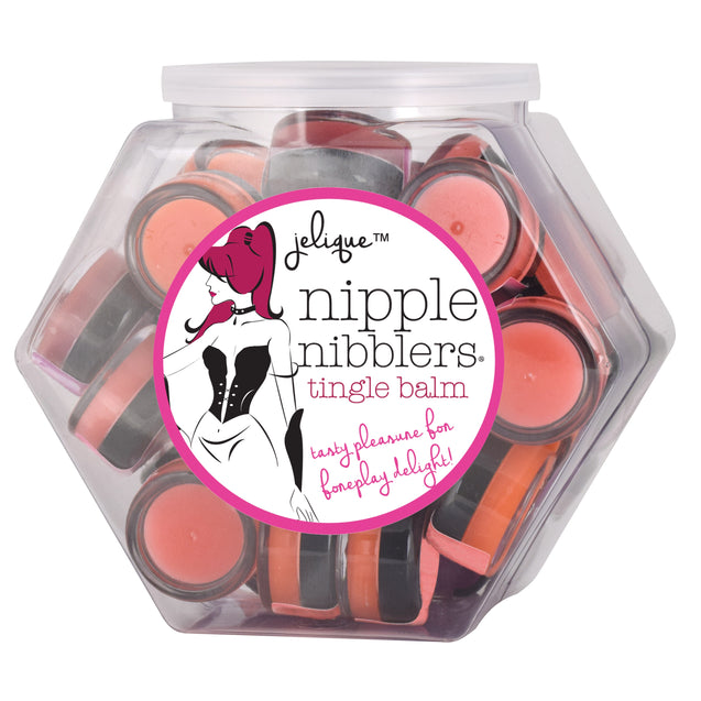 Nipple Nibblers Tingle Balm - Assorted 3 Gram Jars - 36 Count Fishbowl JEL2500-99