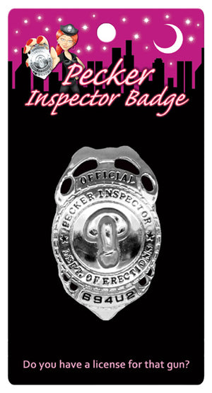 Pecker Inspector Badge KG-NVS66