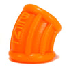 Bent 1 Ball Stretcher Curved Silicone  - Small - Orange OX-1089-1-ORA