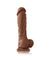 Colours - Pleasures - 8 Dildo - Brown NSN-0405-22