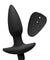 Jet Black Silicone 7 Mode Remote Anal Plug TV-AD844