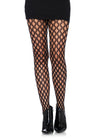 Oval Net Tights - One Size - Black LA-9326