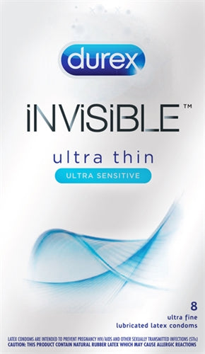 Durex Invisible 8 Pack PM91277