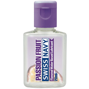 Swiss Navy Flavors Water-Based Lubricant - Passion Fruit - 20 ml MD-SNFLAVPFE