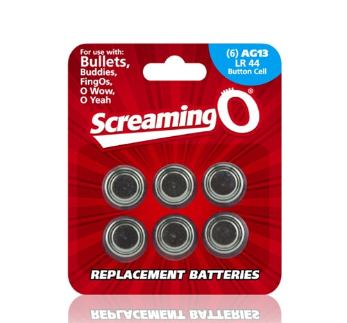 Replacement Batteries AG13 LR44 Button Cell 6 Count Each BAT6-110BE