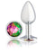 Cloud 9 Novelties Gems Silver Chromed Anal Plug - Medium WTC301