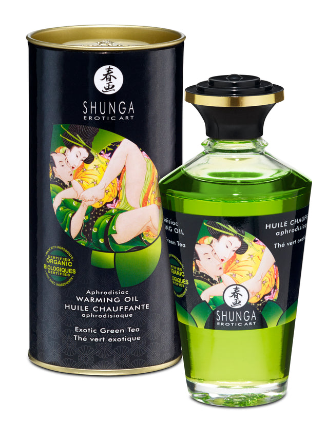 Aphrodisiac Warming Oil - Exotic Green Tea SHU2311