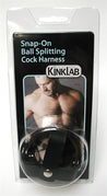 Leather Snap on Ball Splitting Cock Harness KL-772