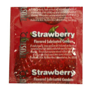 Trustex Flavored Lubricated Condoms - 3 Pack - Strawberry AL-4015