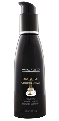 Aqua Mocha Java Flavored Water-Based Lubricant - 4 Oz. WS-90314