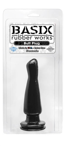 Basix Rubber Works - Butt Plug - Black PD4266-23