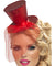 Mini Top Hat on Headband - Red FV-21298