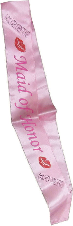 Maid of Honor Sash With Stone OMG-AL-SASH-MOHP