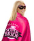 Super Bride Cape and Mask - Hot Pink/black LG-NVC059