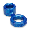 Lowball Cock Ring With Attached Ball Stretcher - Blue Balls OX-1077-BLB