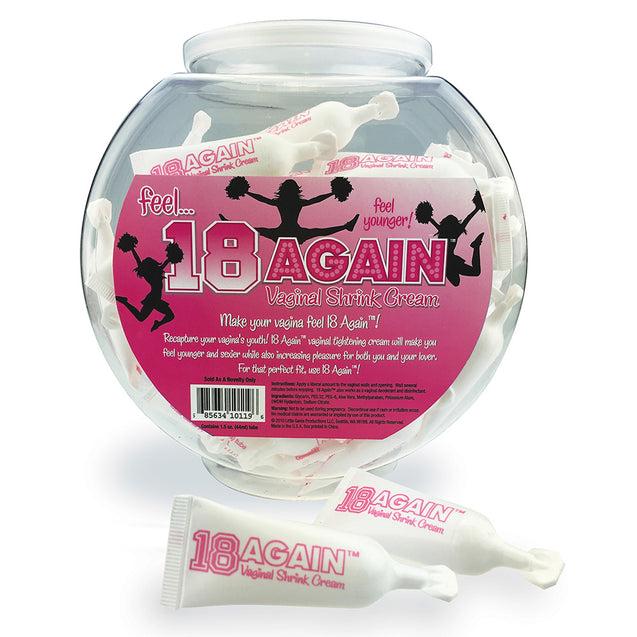 18 Again Vaginal Shrink Cream - 72 Count Fishbowl LG-BT304