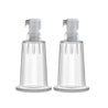 Temptasia  Nipple Pumping Cylinders  Set of 2 (1 Inch Diameter) - Clear BL-09711