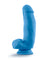 Neo Elite - 7 Inch Silicone Dual Density Cock  With Balls - Neon Blue BL-82302