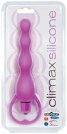 Climax Silicone Vibrating Bum Beads - Purple TS1071019