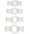 Titanmen Tools Cock Ring Set - Clear DJ3503-07