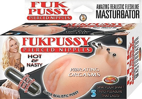 Fukpussy Pierced Nipples - Flesh NW2337